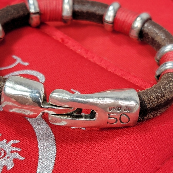 Uno De 50 "Arcoiris" Red Spool Bracelet - Picture 10 of 10